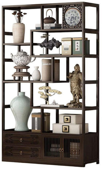 골동품원목 장식 진열 우드 컬렉션 공간 수집 거실 카페 서재 수납 선반장 술병 빈티지 엔틱, 3. 고운율 오른쪽 반원