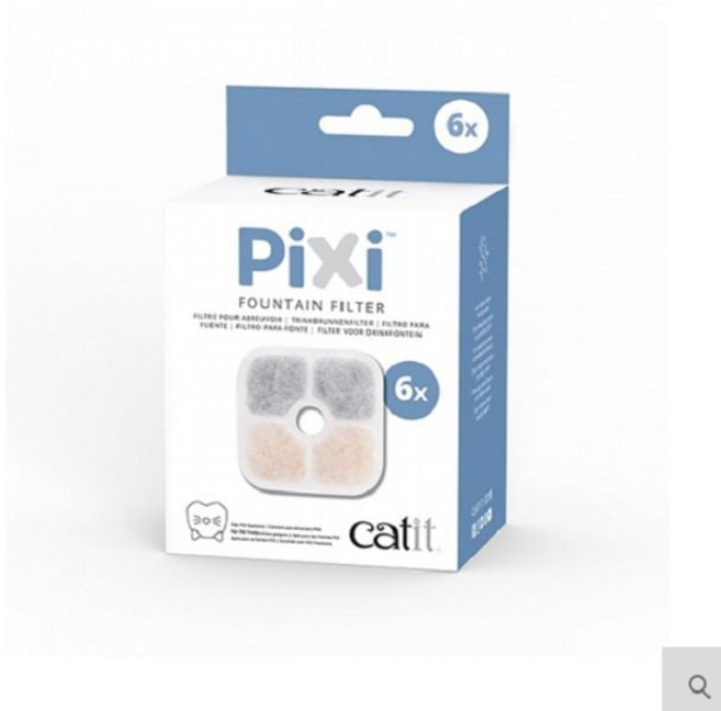 하겐 캣잇 PIXI 고양이 정수기 필터 6p 반려동물 급수nog1+2LJr