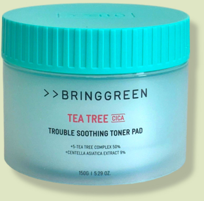 브링그린 티트리 시카 트러블 수딩 토너 패드 90매, 90개입, 1개