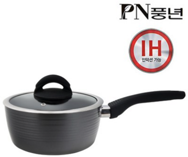 [쉐프앤쿡] PN풍년 마레세라믹IH 편수냄비, 혼합색상, 1개, 18cm