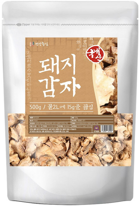 건강중심 국산 말린 돼지감자 건조 뚱딴지, 1개, 500g