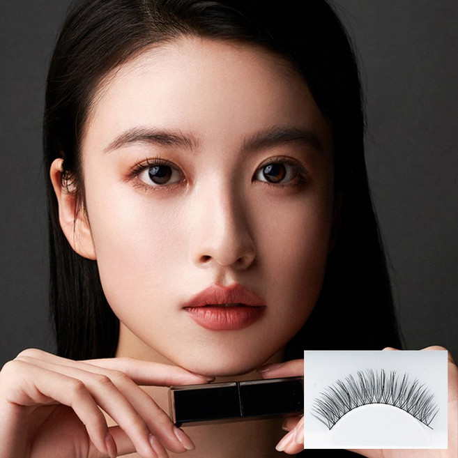 쁘레미 1쌍 [케이스부착] 검정모 듀오아이미 속눈썹, 1개, [케이스부착]32K-11mm