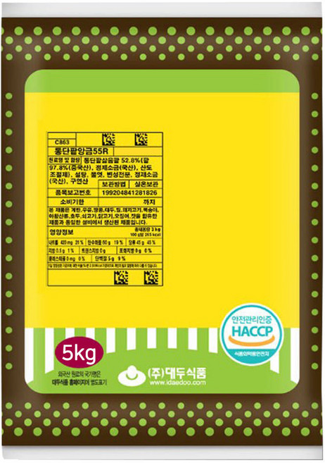 대두 팥빙수 통단팥앙금 55R (5kg), 5kg, 1개