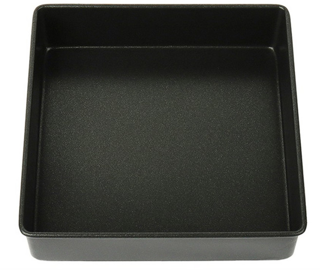 6304. 양면코팅 정사각 케익팬 4호 (235*45) 케이크팬 파이 타르트 빵팬, 1개