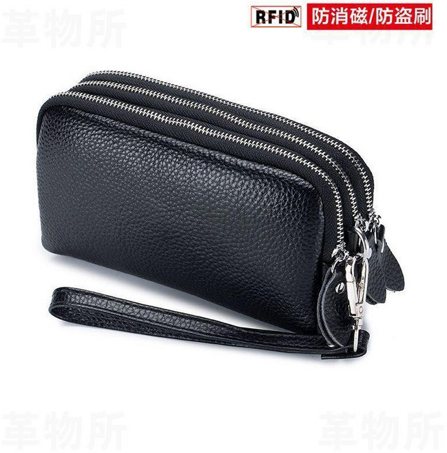 多功能手機鑰匙包，防磁防盜RFID，大容量，女款