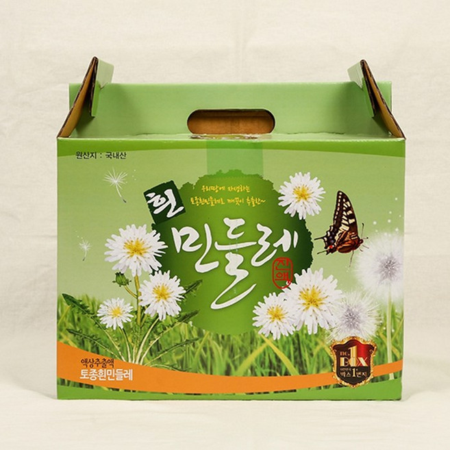 굿프랩 국내산 100% 토종 흰 민들레즙 진액 추출액 100ml, 60개