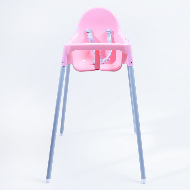 핫버튼 식당 아기의자 업소용 식탁의자 카페 하이체어, 핑크