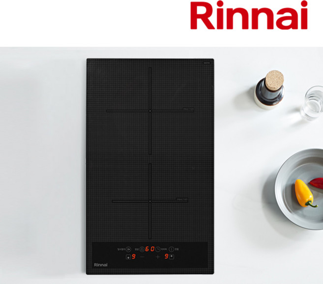 린나이 2구 빌트인 전기레인지 인덕션 전기렌지(200) 내부 타공사이즈 249x510, 200