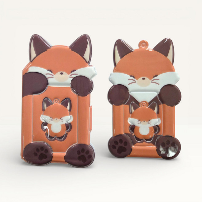 아워모티프 애니멀 포카홀더+포카홀더북 1세트, 20매, 붉은여우