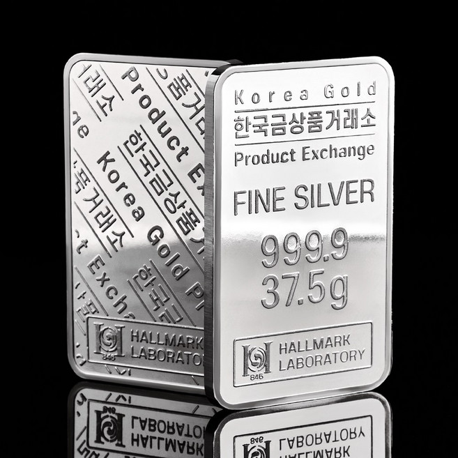 [한국금상품거래소] 실버 순은 999.9 은테크 투자용 은시세 홀마크 포나인 10돈 프레스 실버바 37.5g 50g 100g 1000g(1kg)