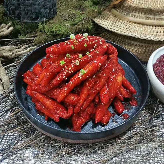 청아찬 국내산 산골더덕무침, 100g, 9개