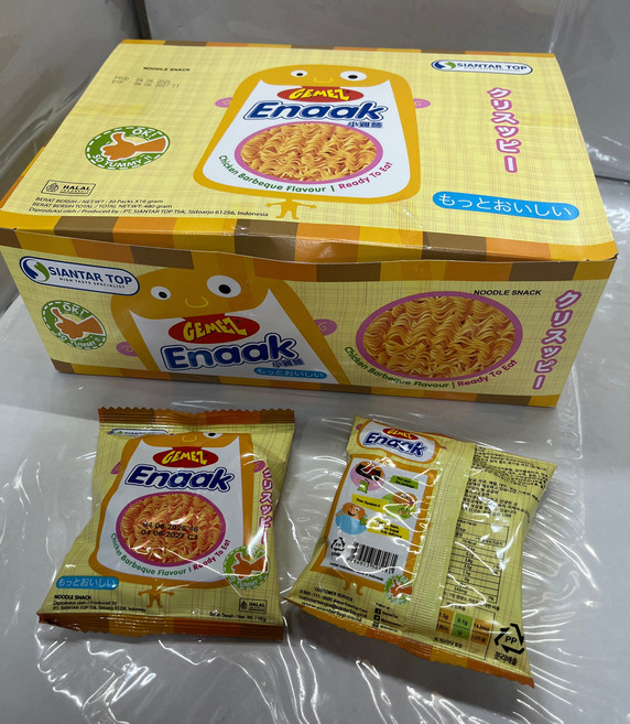 Gemez Enaak 香脆點心麵 雞汁燒烤風味, 16g, 30個