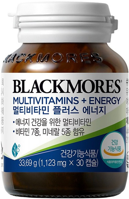 블랙모어스 멀티비타민 플러스 에너지 33.69g, 30정, 1개