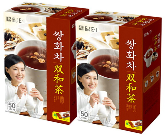[담터] 쌍화차플러스50T x2개 총100T, 15g, 50개입, 2개
