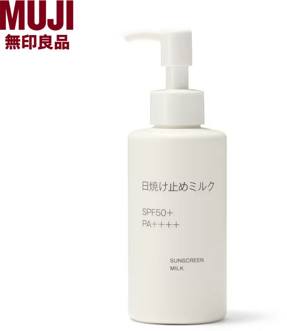 일본 MUJI 무인양품 무지 썬크림 자외선차단제 밀크타입 SPF50+, 1개, 150g