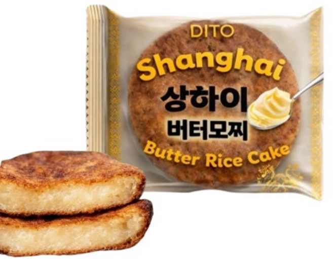 국내생산 상하이 버터떡 모찌 개별포장 쫀득 디저트 간식 과자 빵 30g, 상하이 버터떡 30g