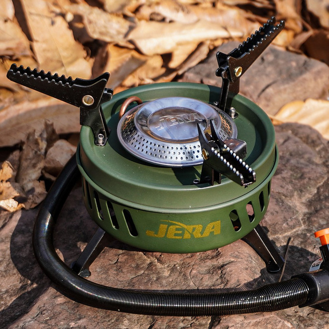 제라 블레이즈 강염버너 캠핑버너 휴대용 가스버너, 1개, 카키