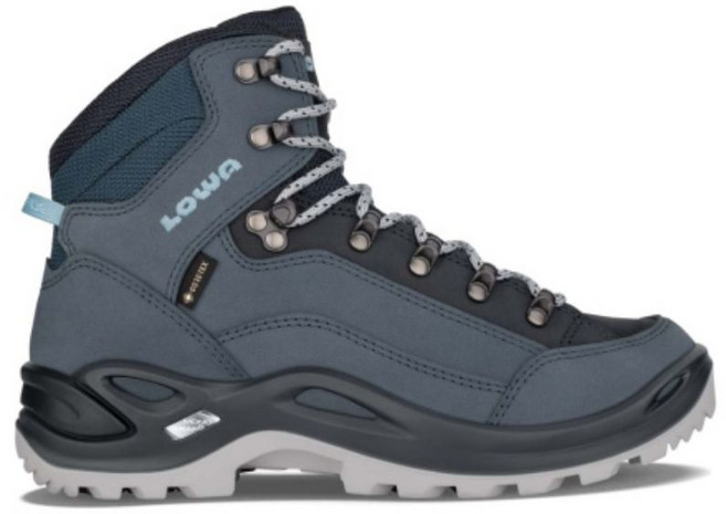 LOWA 伊凱文戶外 中筒多功能健行鞋 女 煙藍 RENEGADE GTX MID Ws 登山鞋