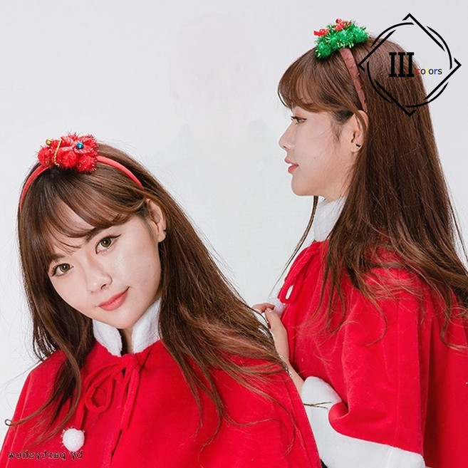 어린이 성인 겸용 크리스마스 트리 머리띠 파티 행사 모임, 1개, 봄이네가게 그린