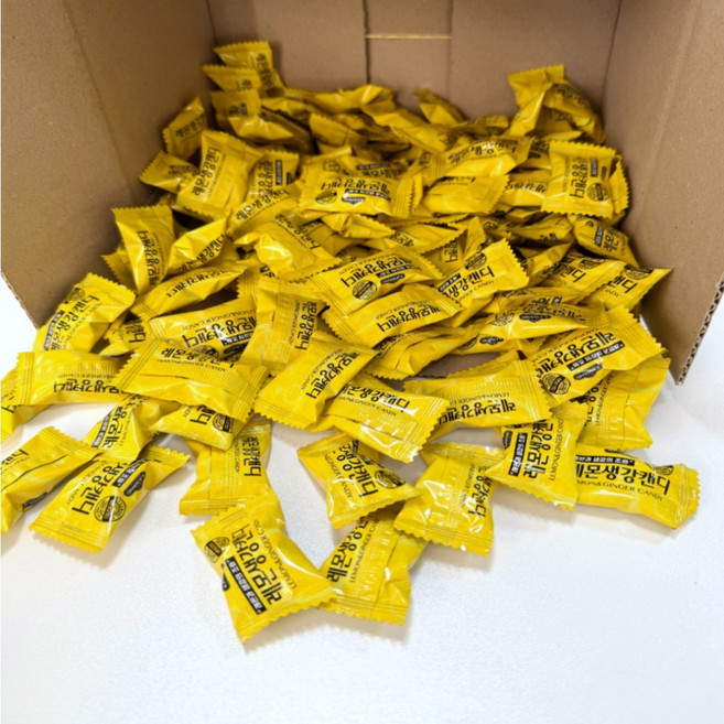 [일광제과] 레몬생강 캔디, 4g, 55개