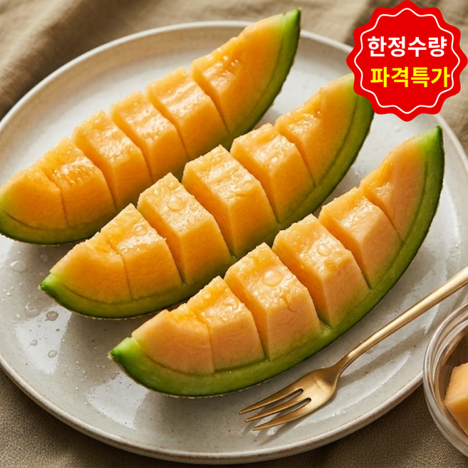 [산지직송] 고당도 멜론 설향 양구 하미과 (싱싱한 당일수확 메론 5kg 한박스 4-6과 내외), 1박스, 설향 5kg