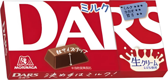 모리나가 다스 밀크 초콜릿 47g 3개