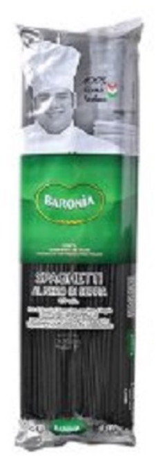 바로니아 오징어 먹물 스파게티 파스타 [Baronia Spaghetti Al Nero Seppia], 12개, 500g