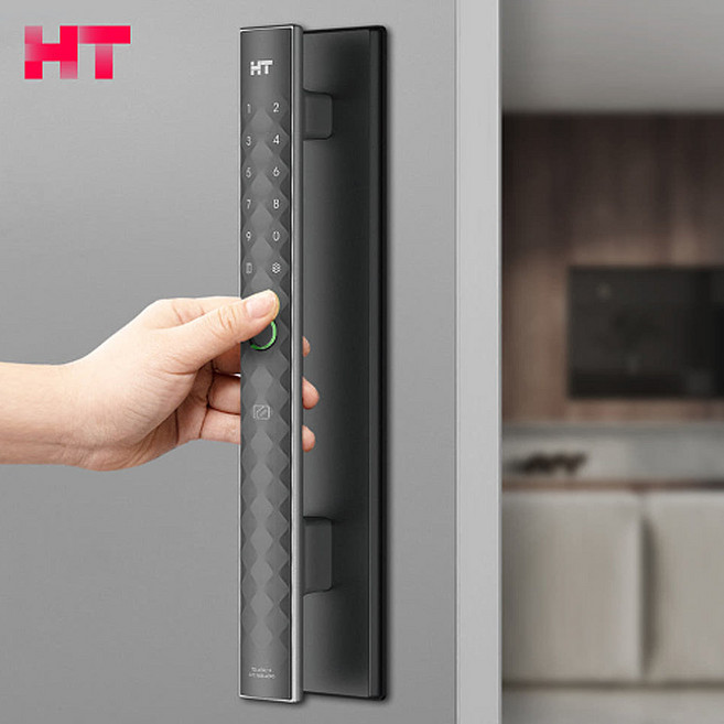 현대에이치티 현관 디지털 도어락 즉시잠김 지문인식 핸들고정형 현관문 설치 TDL-A5001F, 고객직접설치, TDL-A5001F 도어락