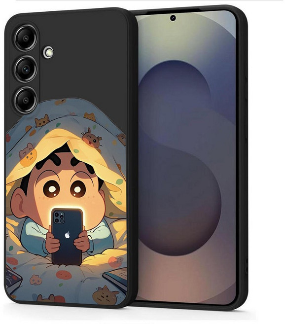 이불 속 귀여운 캐리터 전기종 갤럭시 케이스