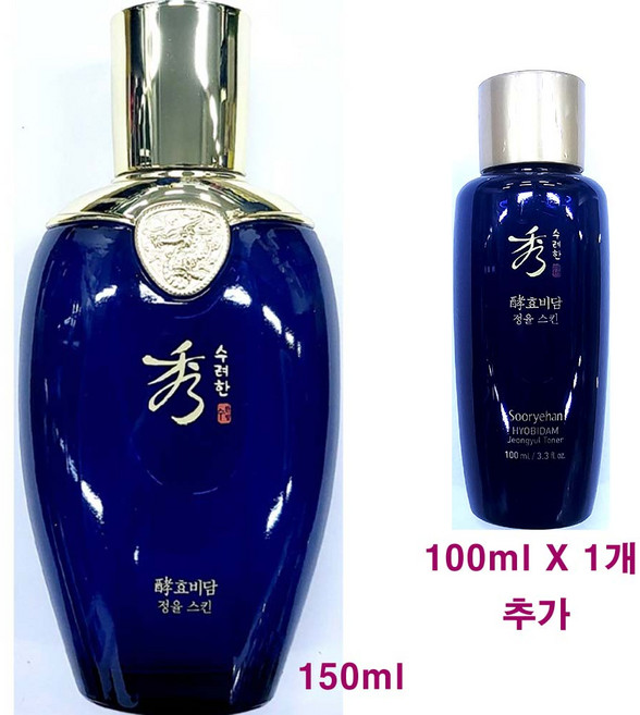 수려한 효비담 정율 스킨 150ml + 정율 스킨 100ml X 1개 추가 / 총용량 250ml