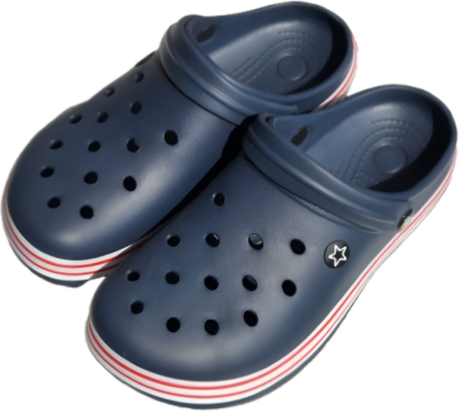 폴슨 남녀공용 EVA 발편한 스트라이프 샌들 슬리퍼