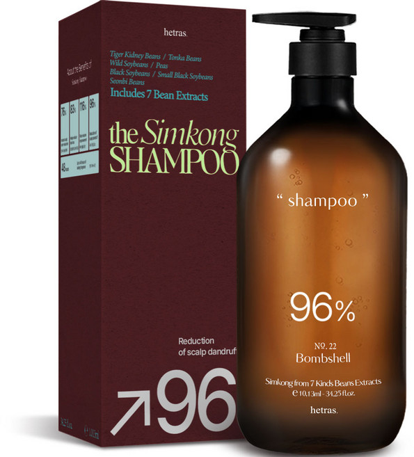 헤트라스 심콩 탈모완화 샴푸 밤쉘향, 1.013L, 1개
