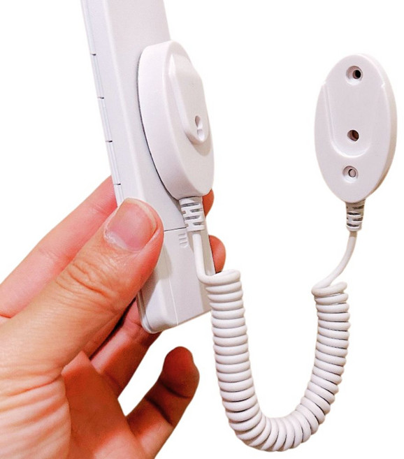 반샐리 리모컨 분실방지 스트랩 거치대 줄, 화이트, 1개