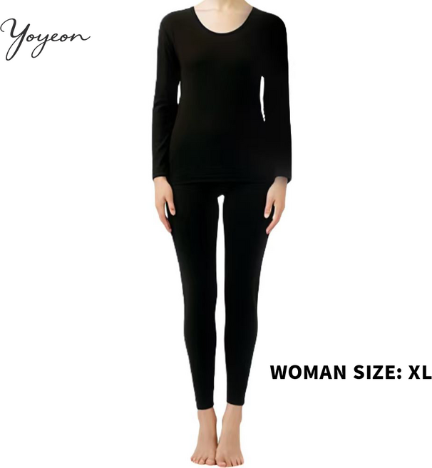 남녀 히트텍 겨울용 따뜻한 발열내의 보온내복 상하세트