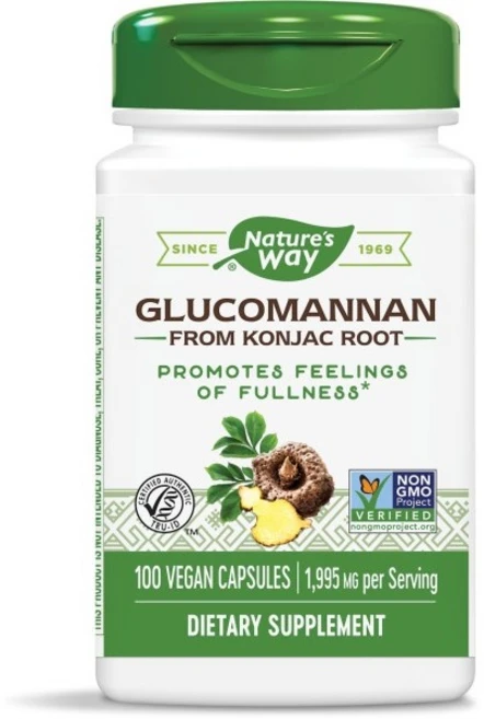 네이쳐스웨이 글루코만난 콘작 루트 665mg 베지테리안 캡슐, 100정, 1개 - 쿠팡