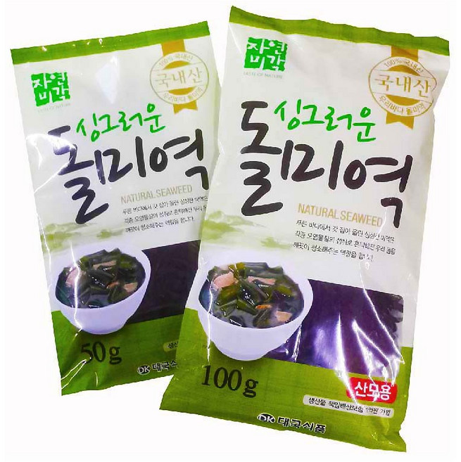 [대국식품 본사직송] 자연미각 돌자반 튀각 부각 모음, 돌미역