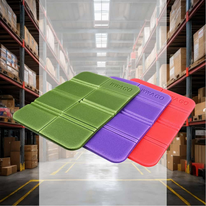 휴대용 폴딩 방석 낚시 접이식 냉기차단 여행용 방수 방습, 퍼플