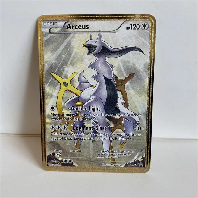 寶可夢金屬卡牌 精選組 含 阿爾宙斯 帝牙盧卡 帕路奇犽 朱紫ex VSTAR, 1個