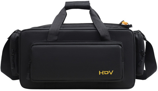 HDV攝像機包 198P 1500C 2500 批發老式肩扛式攝影器材包蘇迪羅, 1個, 黑色:加大號外徑51*29*26.5