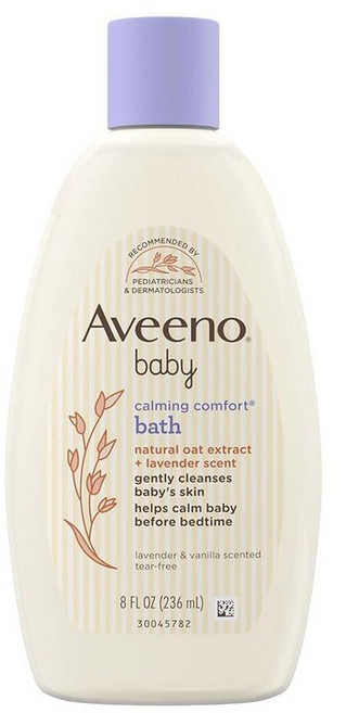 Aveeno 아비노 Baby 베이비 카밍 컴포트 바디 워시 18온스 145312, 8 Fl Oz (Pack of 1), 1개, 236ml