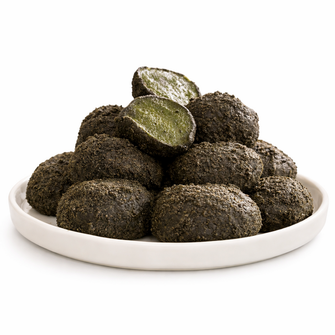 흑임자 한라산 참쑥 인절미 국내산 찹쌀 제주 한라산 참쑥으로 만든 흑임자 인절미, 50개, 40g