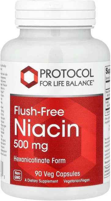 Protocol for Life Balance 홍조 무함유 니아신 베지 캡슐 90정 Balance (프로토콜 포 라이프 발란스), Protocol for Life Balance, 홍조, 1개 - 쿠팡