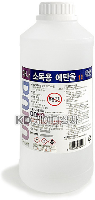 조은 (다나) 소독용 에탄올 1L, 10개