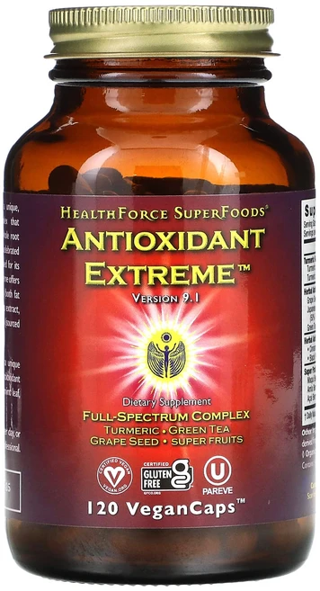 헬스포스수퍼푸드 안티옥시던트 익스트림 버전 9.1 120 비건캡슐, 120정, 1개 - 쿠팡