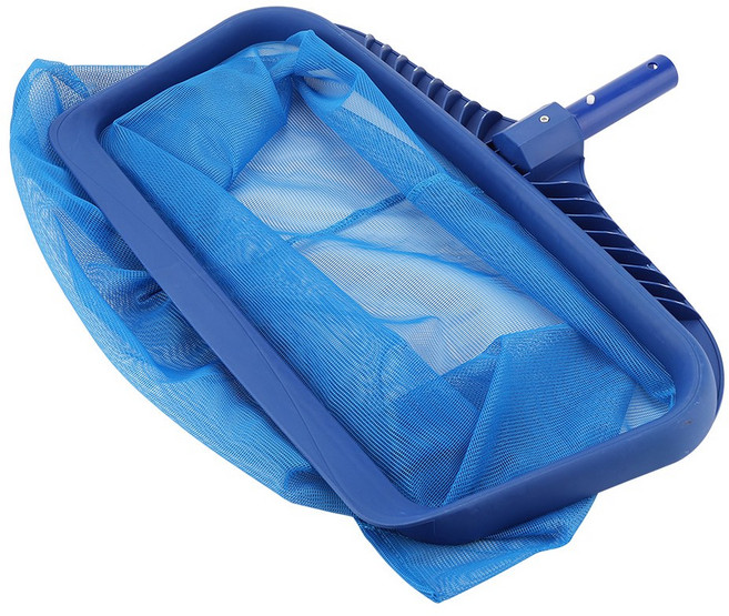 수영장 뜰채 청소망 경량 잎 스키머 그물 미세 메쉬 딥 백 연못 욕조 효과 청소 도구, As picture, 1개