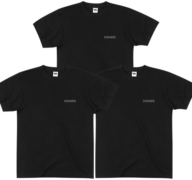 [디커버스] 1+1+1 DCOVERS 반팔 티셔츠 20수 면티 3장