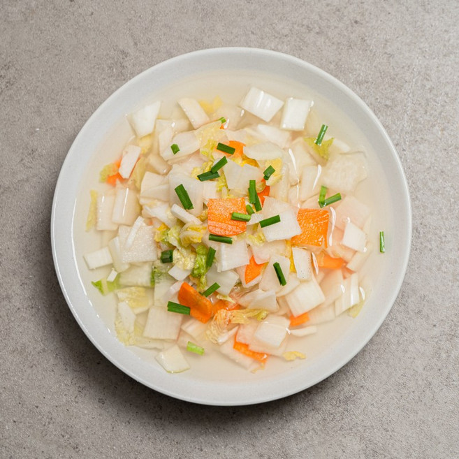 유학산 시원 새콤한 나박김치 3kg 국내산 재료 HACCP, 1개