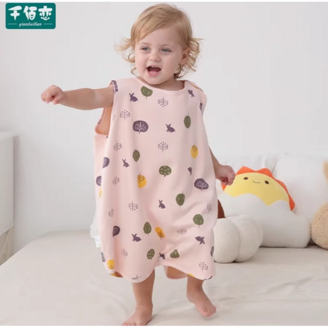 POKO 兒童刷絨防踢被睡袋