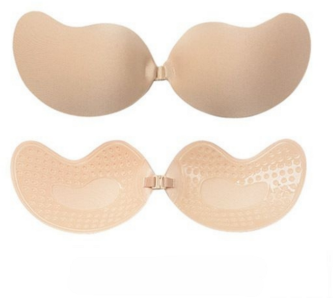 [초밀착] 차차앤코 접착형 실리콘 누브라 웨딩 비키니 오프숄더 볼륨업 누드브라 1+1