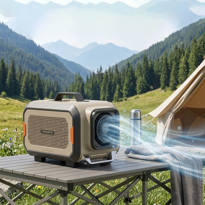 26년형 대우 네오아미코 캠핑용 이동식 에어컨 차박 텐트용 무시동 사계절 냉난방기 저소음 국내 CA60HA 실외기없는 휴대용 에어컨, UP_CA60HAT_탄